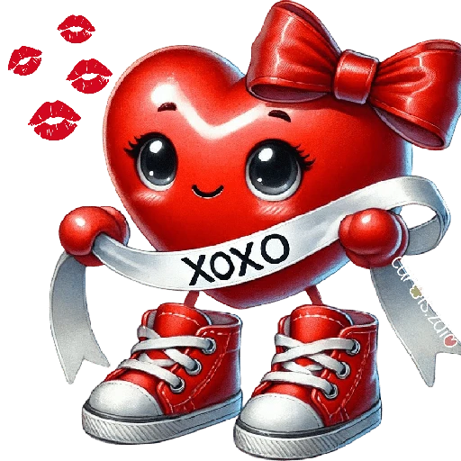 Corazón kawaii San Valentín ❤️ 
