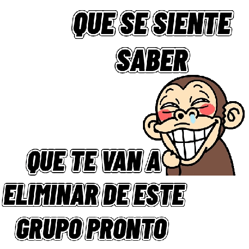 Saquenlo del grupo 👥👍 
