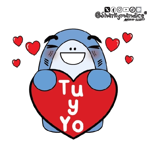 Amor san Valentín Tiburonezcos 
