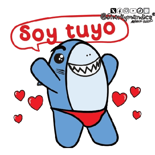 Amor san Valentín Tiburonezcos 
