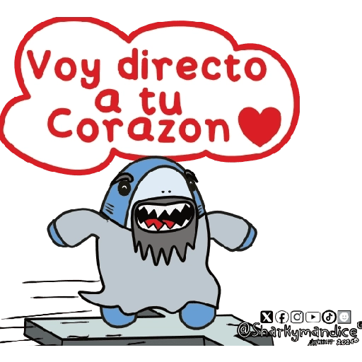 Amor san Valentín Tiburonezcos 
