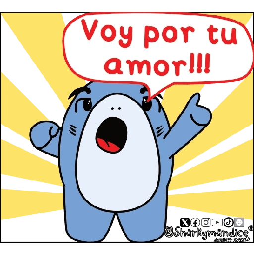 Amor san Valentín Tiburonezcos 
