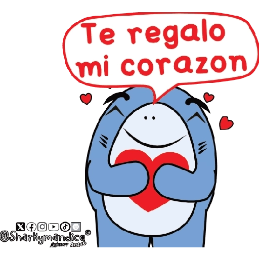 Amor san Valentín Tiburonezcos 
