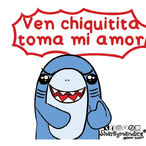 Amor san Valentín Tiburonezcos 
