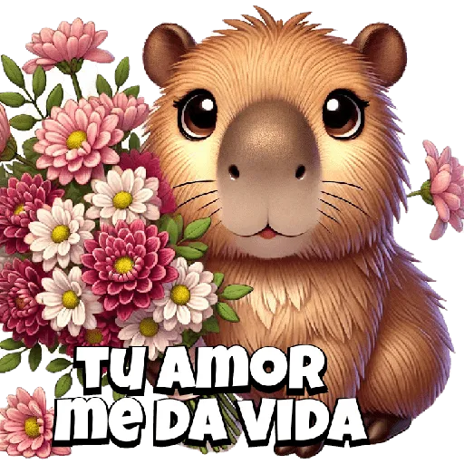 Copybara con ramos buchones💐 
 preview