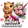 Copybara con ramos buchones💐 
