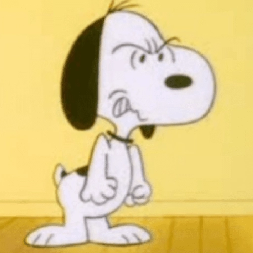 Snoopy Show 3(Enojado)🐶🤍✨ 
