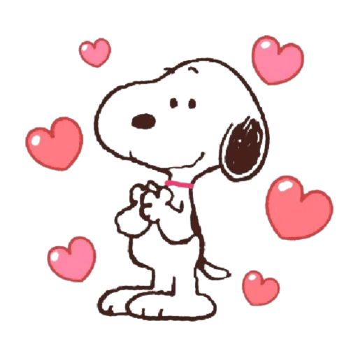 Snoopy - San Valentin - Amor 
