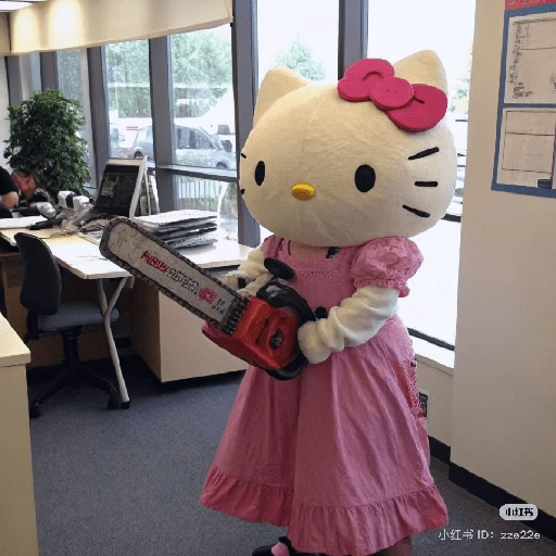 Hello Kitty en la Oficina🐱🔥✨ 
