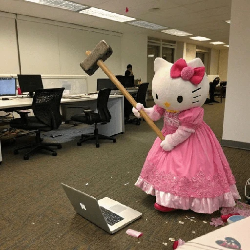 Hello Kitty en la Oficina🐱🔥✨ 
