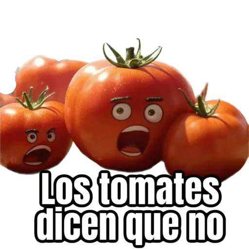 🍅 Los tomates dicen nooooo 😡