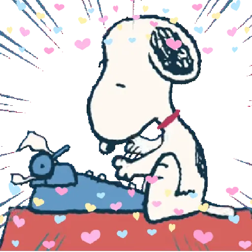 Snoopy amoroso hearts ❤️🦴🐾❤️ preview