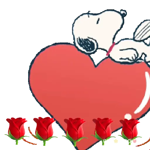 Snoopy amoroso hearts ❤️🦴🐾❤️