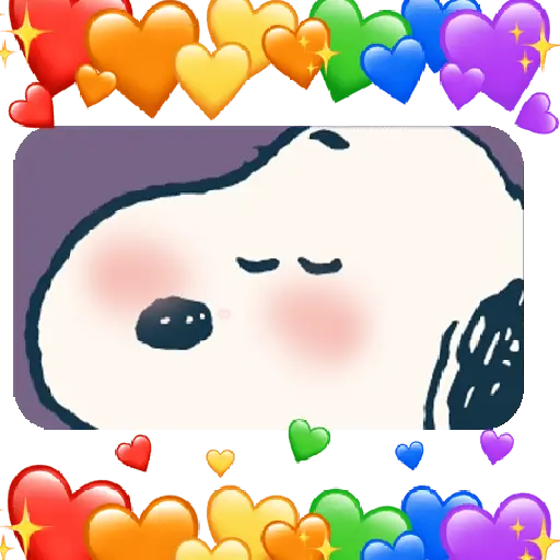 Snoopy amoroso hearts ❤️🦴🐾❤️ preview