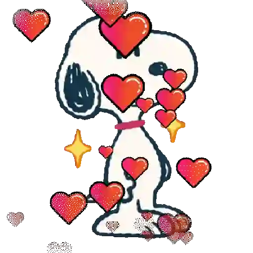 Snoopy amoroso hearts ❤️🦴🐾❤️ preview