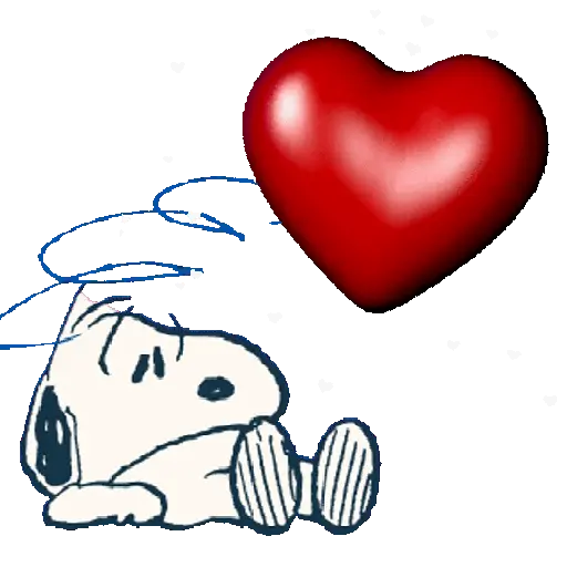 Snoopy amoroso hearts ❤️🦴🐾❤️