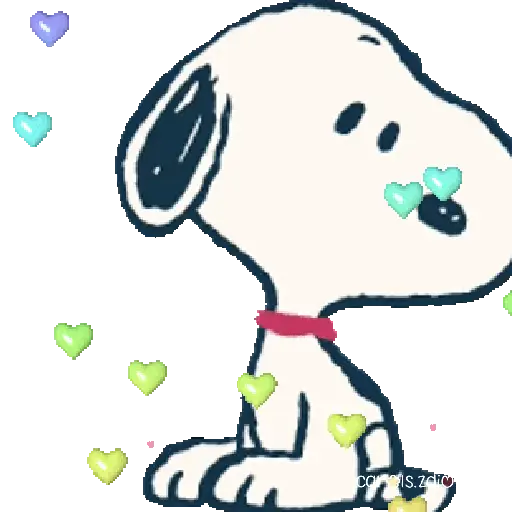 Snoopy amoroso hearts ❤️🦴🐾❤️