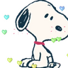 Snoopy amoroso hearts ❤️🦴🐾❤️