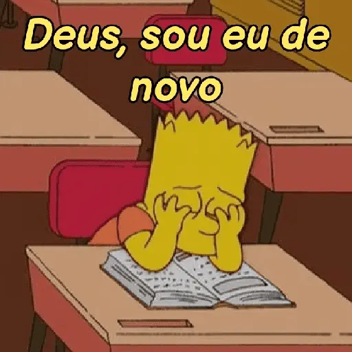 Bart Simpson reações