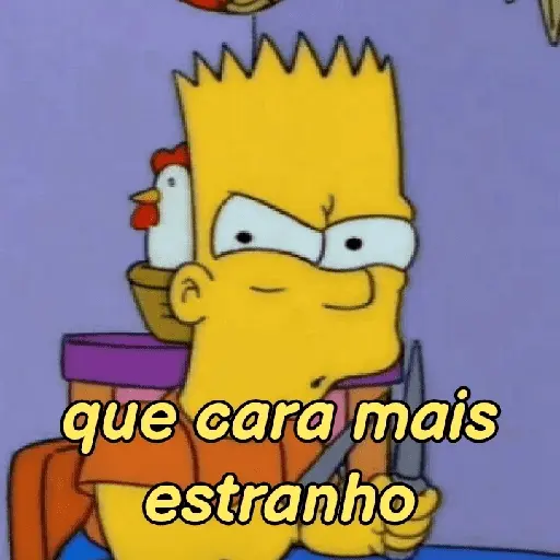 Bart Simpson reações