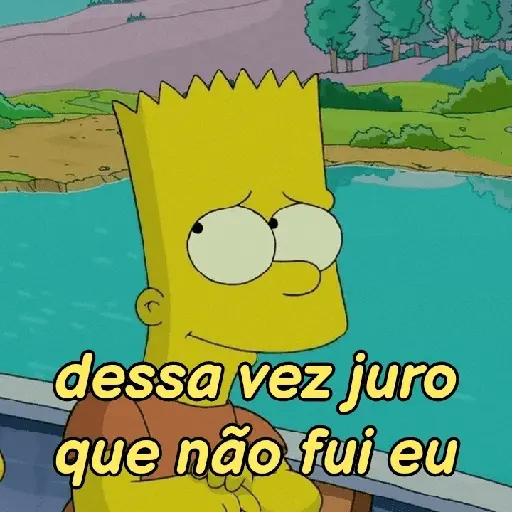 Bart Simpson reações