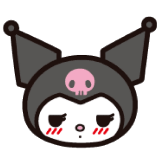 kuromi emoji preview