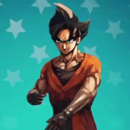 Goku bailando Random😜