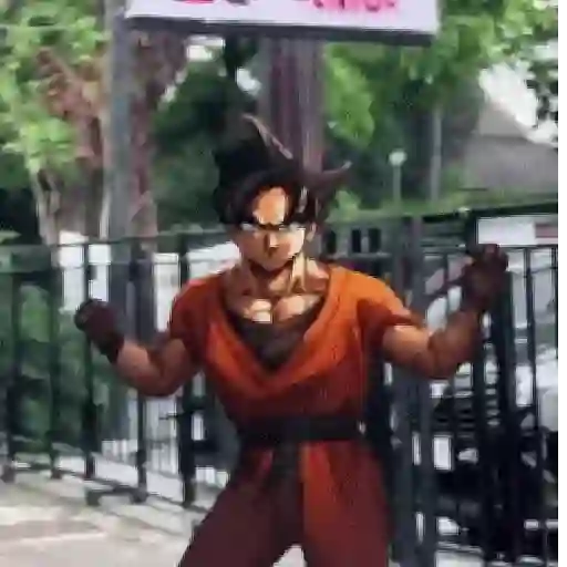 Goku bailando Random😜