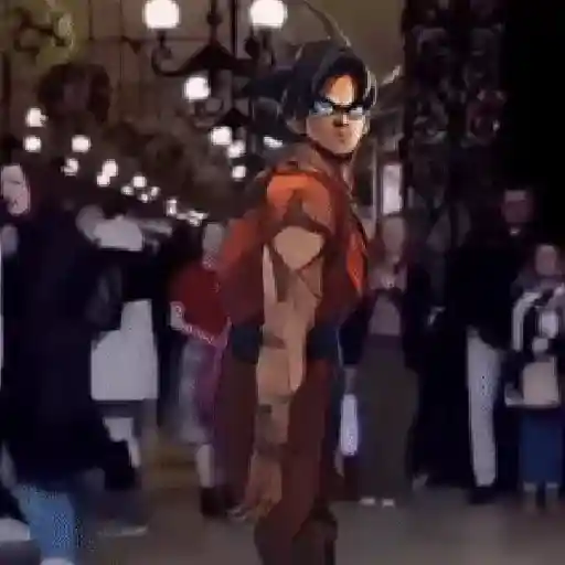 Goku bailando Random😜