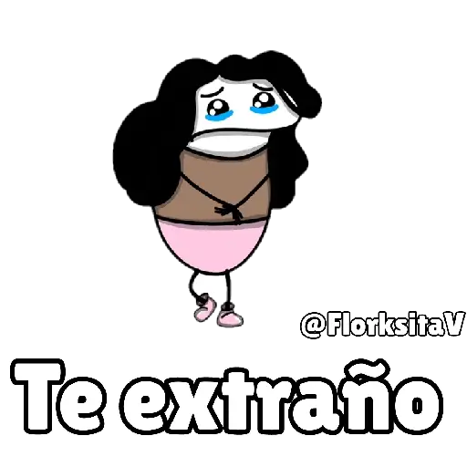 Florksita caminando 