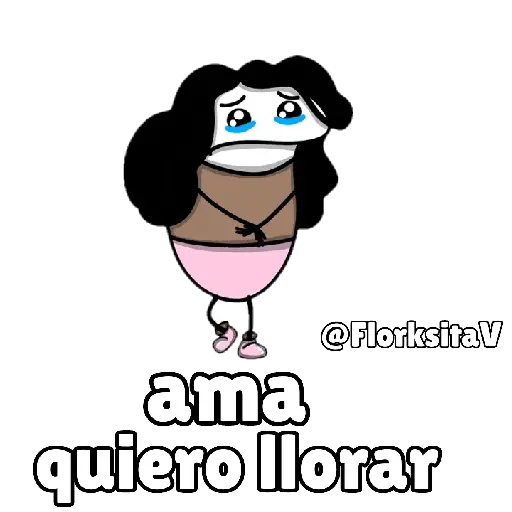 Florksita caminando 