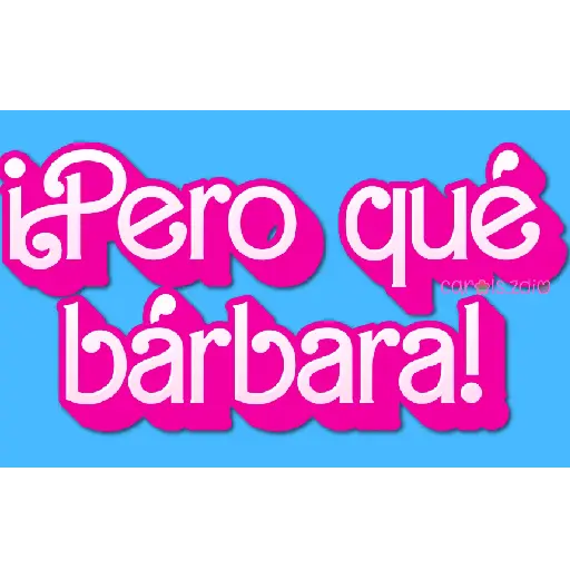 PARA CONTESTAR COMO BARBIE🌸