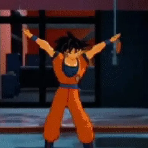 Goku y Vegeta bailando #2🕺🕺✨