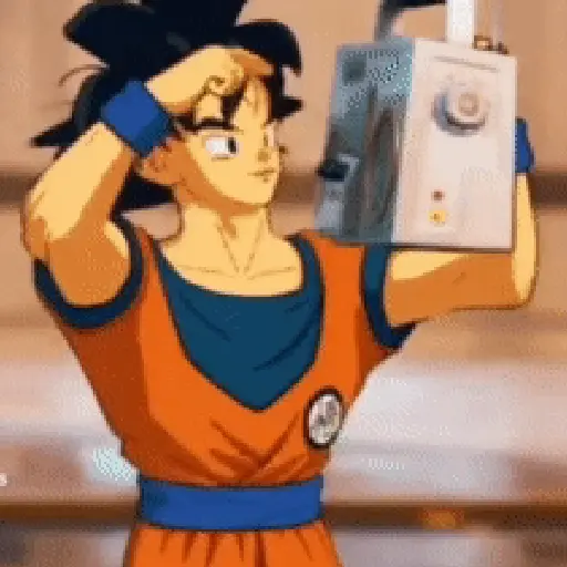 Goku y Vegeta bailando #2🕺🕺✨