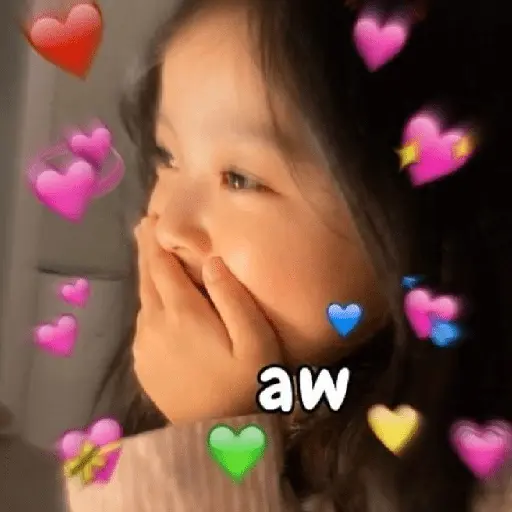 Me enamoré con corazoncitos💕✨