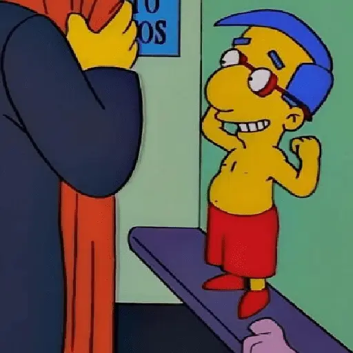 Milhouse 🤓💙 (los Simpson)
