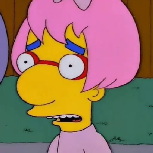 Milhouse 🤓💙 (los Simpson)