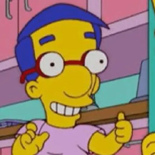 Milhouse 🤓💙 (los Simpson)