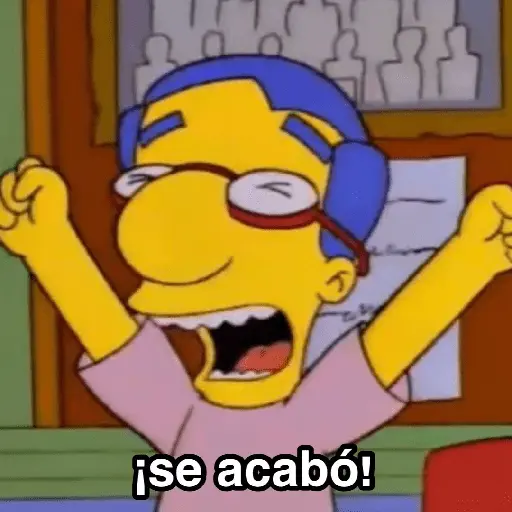 Milhouse 🤓💙 (los Simpson)