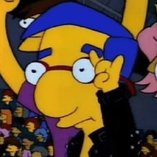 Milhouse 🤓💙 (los Simpson)