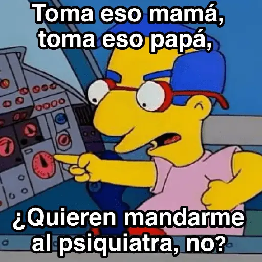 Milhouse 🤓💙 (los Simpson)