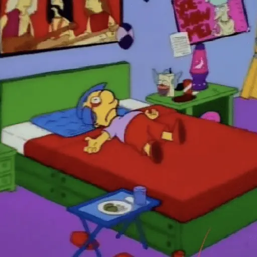 Milhouse 🤓💙 (los Simpson)