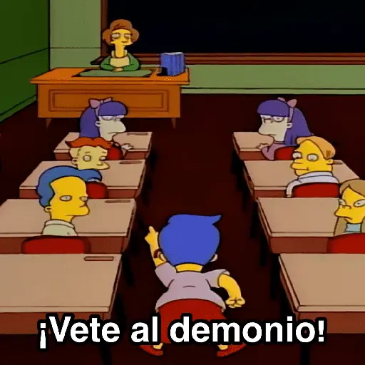 Milhouse 🤓💙 (los Simpson)