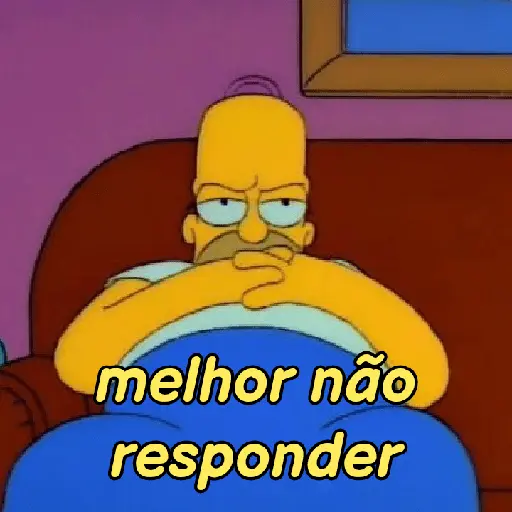 Homer Simpson reagindo 