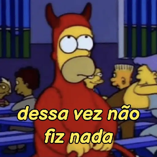 Homer Simpson reagindo 
