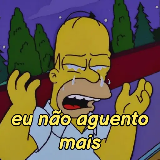 Homer Simpson reagindo 