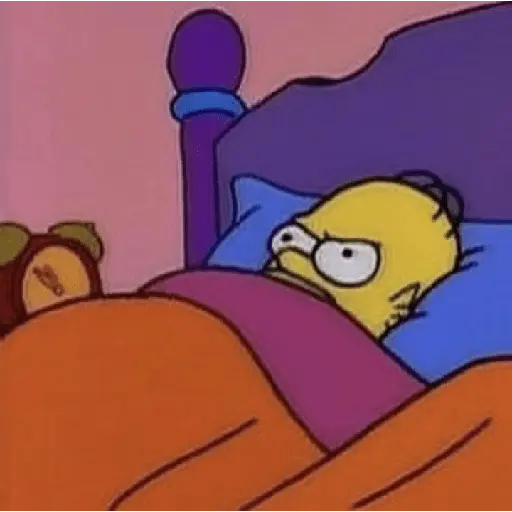 Homer Simpson reagindo 