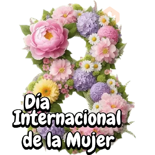 Día internac. de la Mujer 💐 sticker 13