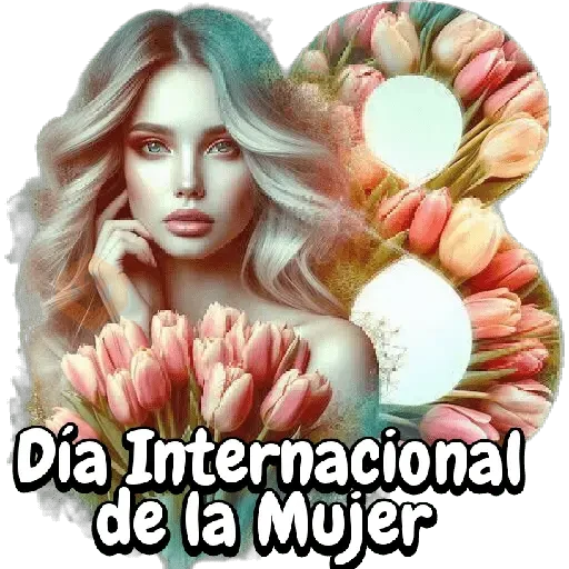 Día internac. de la Mujer 💐 sticker 15