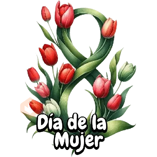 Día internac. de la Mujer 💐 sticker 12